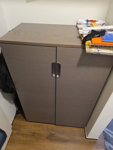 Galantschrank mit türen grau - mit, türen,