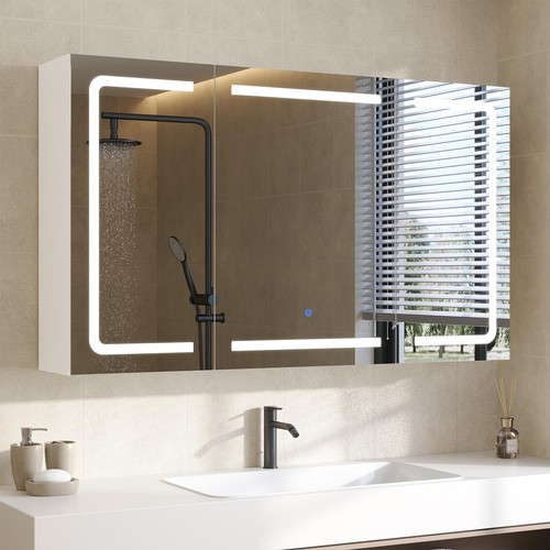 Spiegelschrank bad mit - spiegelschrank,