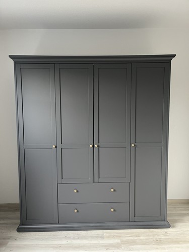 Kleiderschrank anthrazit